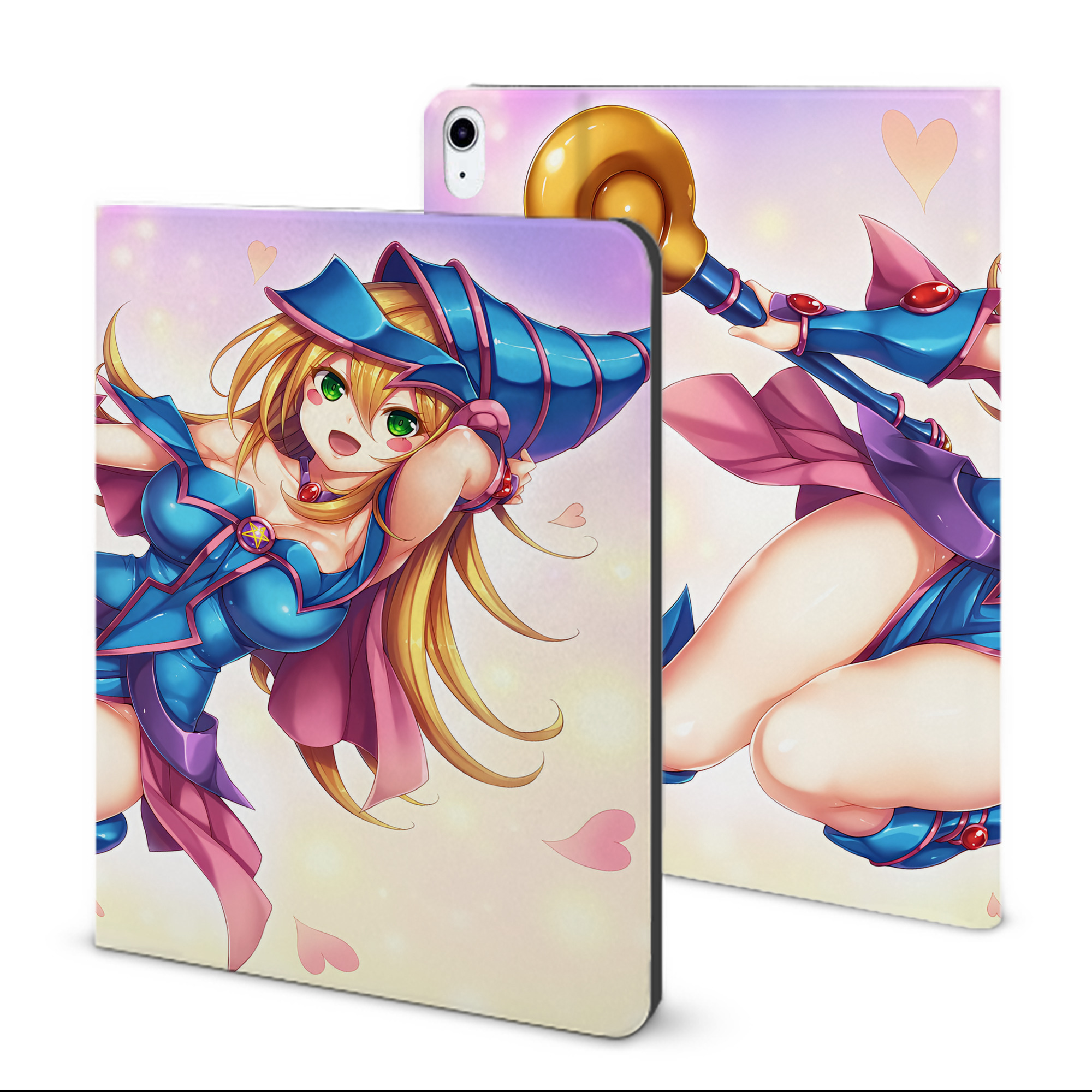 （画像用） 遊☆戯☆王 Yu-Gi-Oh! IPad ケース ブック型 PUレザー TPU 耐衝撃 軽量 薄型 ペン収納なし 全面保護 IPad 各モデル対応
